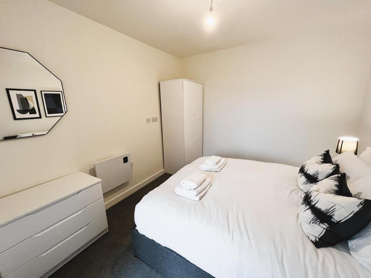 Brand New Modern 1 Bed Apartment Near Old Trafford Stadium Mánchester Exterior foto