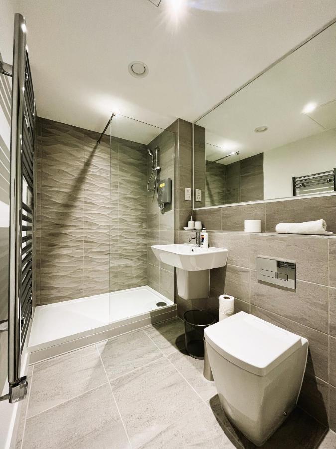 Brand New Modern 1 Bed Apartment Near Old Trafford Stadium Mánchester Exterior foto